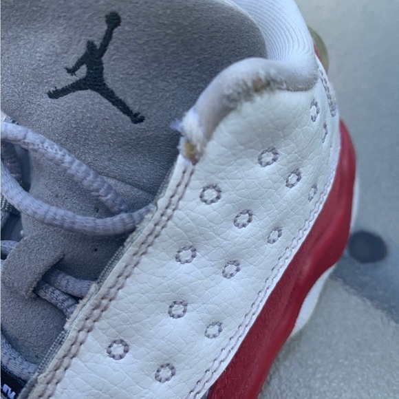 Nike Air Jordan 13 XIII Retro White Red Grey Toe  Sz8C  2014 - Picture 8 of 9